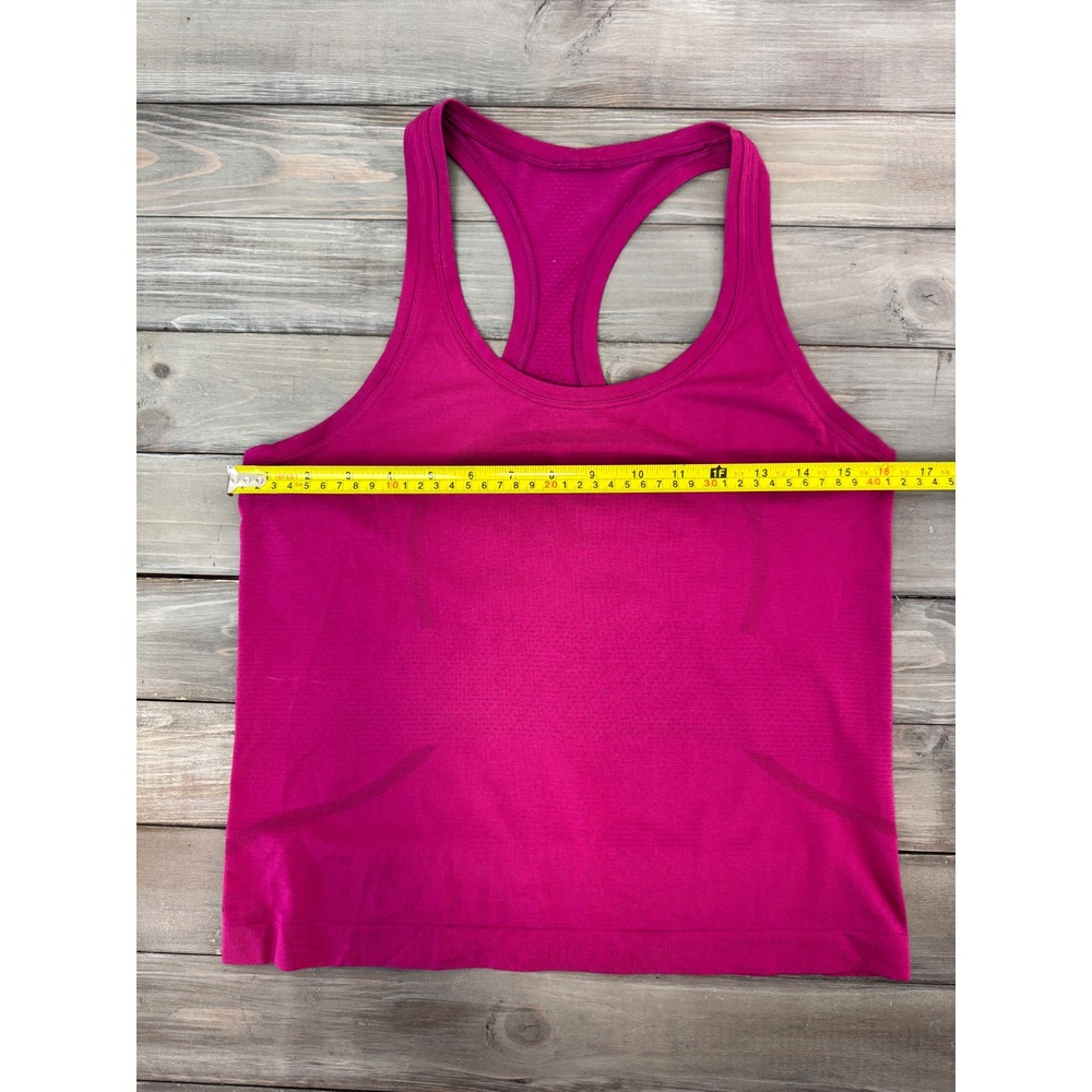 Lululemon Swiftly Tech Racerback Tank Top 2.0 Magenta Pink Size 8 Athletic Yoga - Picture 7 of 11